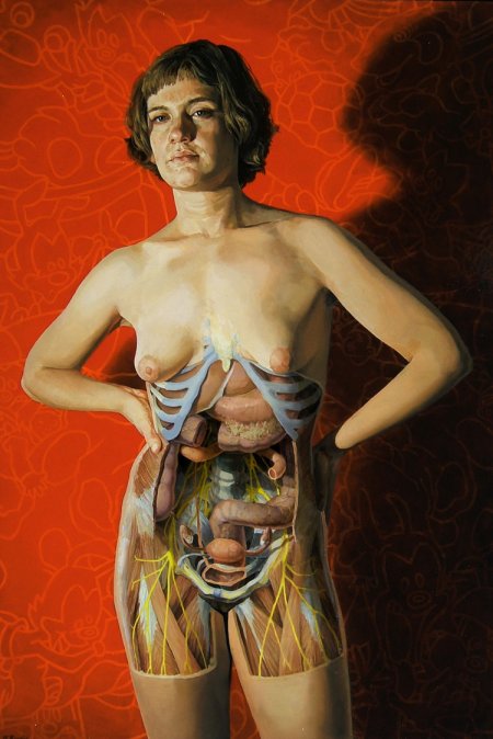 Анатомия женского тела ню