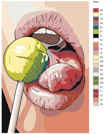 Рот с Чупа чупсом