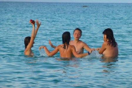 Топлесс на пляже