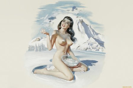 Иллюстрация голых женщин