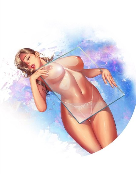 Эротические девочки арт