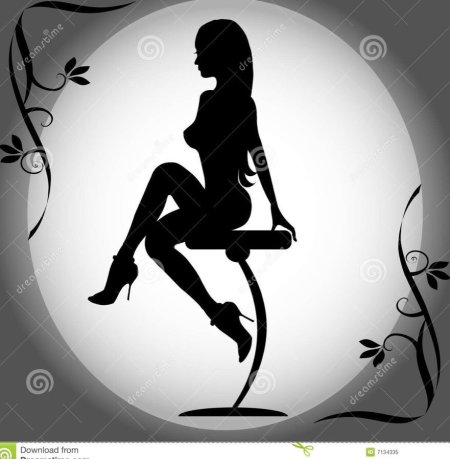 Силуэт девушки