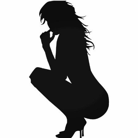 Силуэт девушки