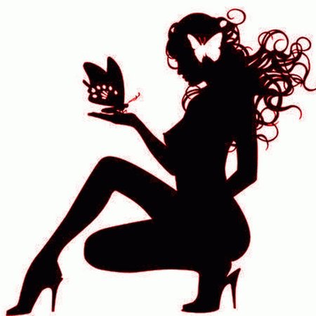 Силуэт женщины