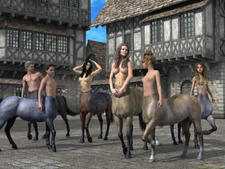 Выебал девушку кентавра