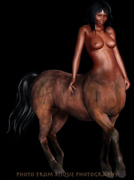 Голые женщины-кентавры 3д