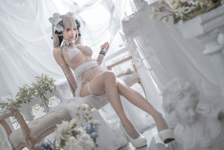 动漫博主蠢沫沫 Cosplay 黄豆粉 голая