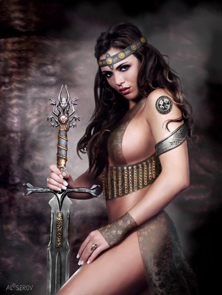 Красивые голые амазонки