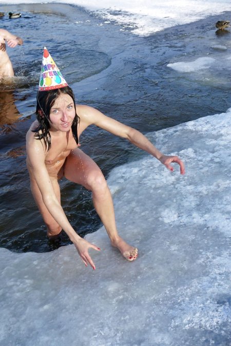 Крещенские купания голые