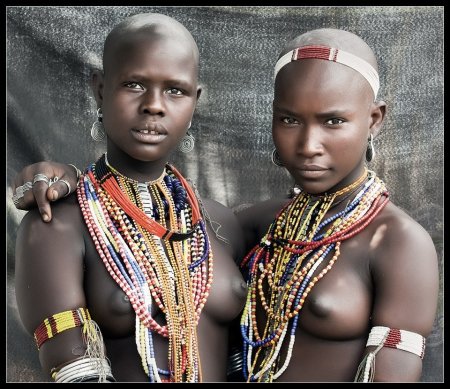 Эфиопские девочки голые