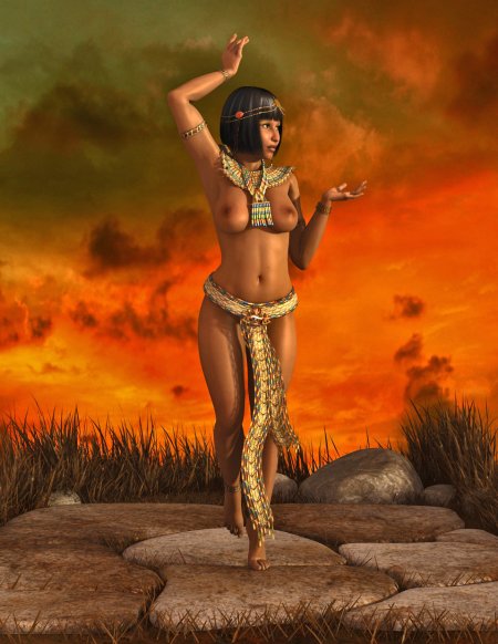 Белые женщины Египта ню