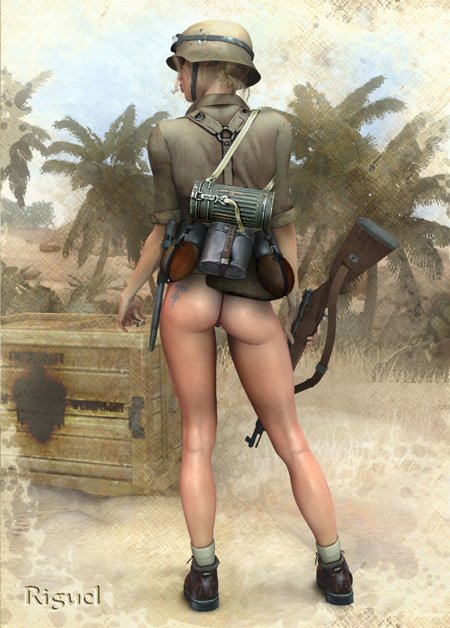 Девушки в военной форме ххх