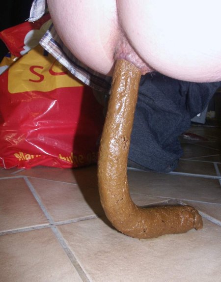 Огромные члены в дерьме