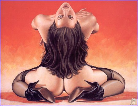 Оливия де Берардинис пин-ап