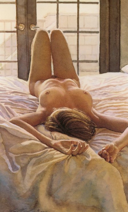 Художник Стив Хэнкс Steve Hanks ню