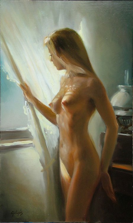 Художник Gulyas Венгрия nude