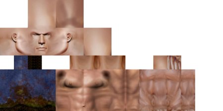 Скин голого человека в майнкрафт