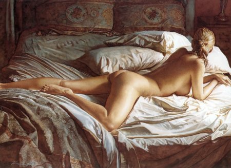 Художник Стив Хэнкс Steve Hanks ню