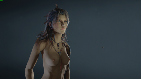 Голая в игре