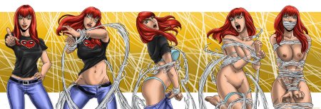 Мэри Джейн паук Марвел bdsm