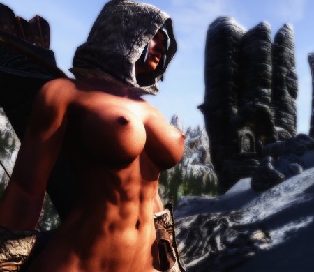 Голые тёлки из Скайрима