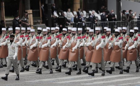 Военный парад во Франции 14 июля