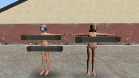 Голые тяночки в Гаррис мод