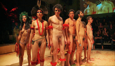 Голые артисты в театральных постановках