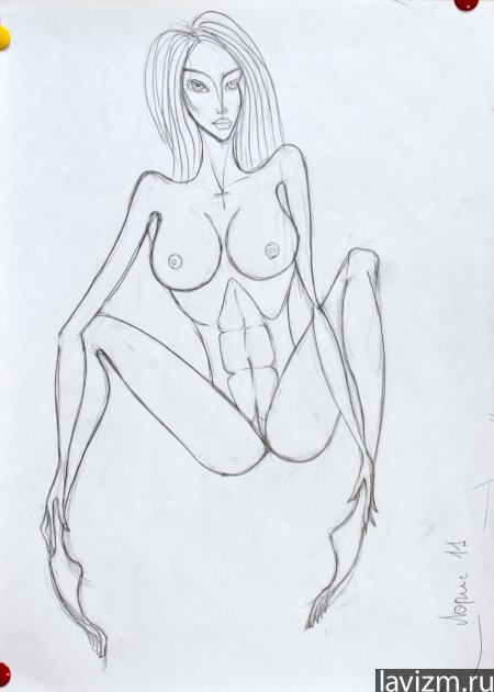 Как рисовать голую женщину