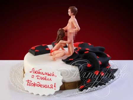 Торт на день рождения Эротический мужчине
