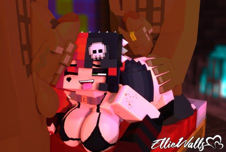 Хентай с Элли из МАЙНКРАФТА