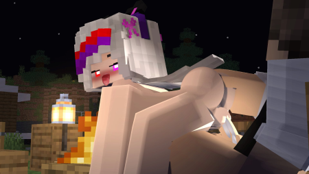 Minecraft mine imator Lucky Shadow x Night Queen sex хентай