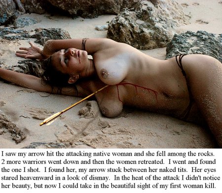 Bucks photo Tales копье в груди голая