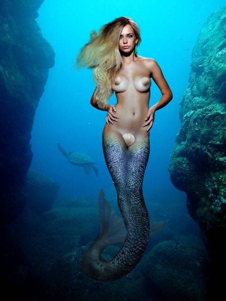 Фотосессия Русалка голая