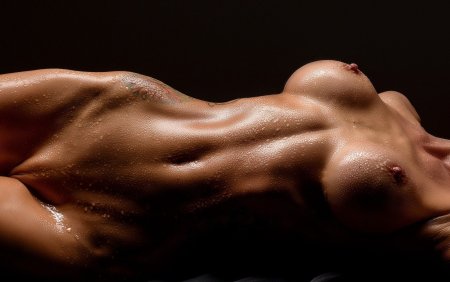 Красивое тело женщины ню