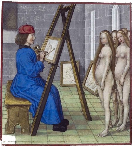 Эротические картины в средние века