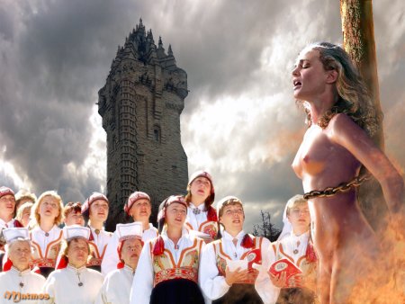 Сожжение ведьм на костре ню