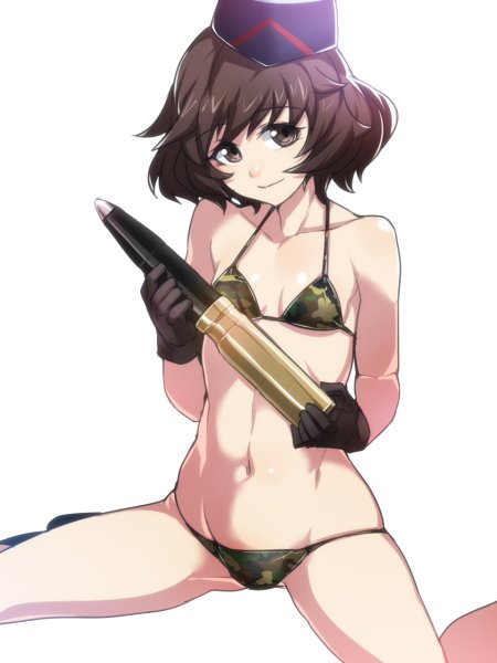 Girls und Panzer Акияма Юкари хентай снаряд