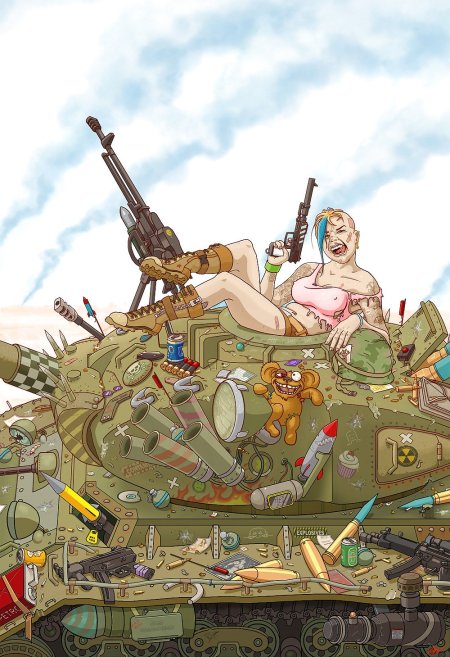 Девушки и танки футанари