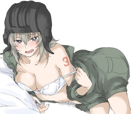 Эрика Итсуми girls und Panzer хентай futanari
