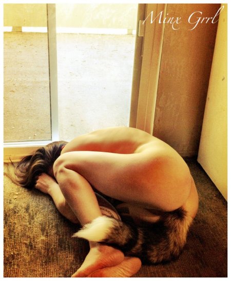 Девушка с лисьим хвостом