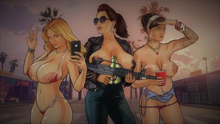 Голые персонажи из игр ГТА