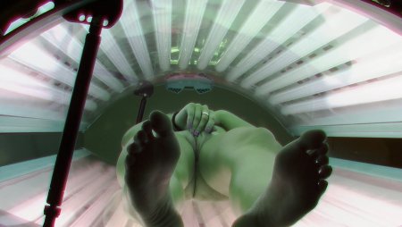 Подглядывание в солярии