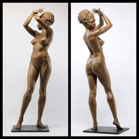 Скульптурное ню фотосессия