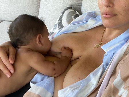 Кормление огромной грудью