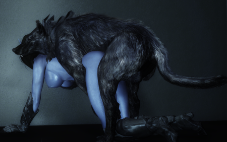 Голая женщина оборотень