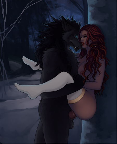 Хентай девушка оборотень