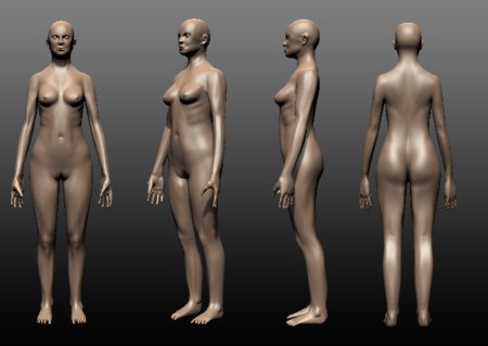 3d модели блендер голых женщин каталог