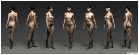 Голые женские персонажи