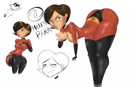 Хелен Парр хентай комикс Мираж